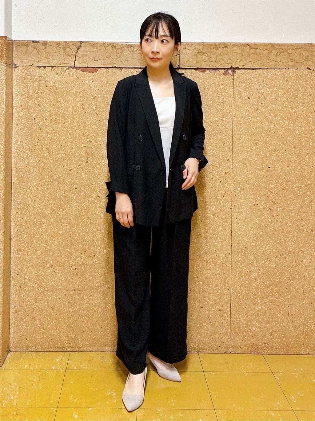 hattoriさんの「INDIVI｜【日本製】ビスチェインナータンクトップ」を使ったコーディネート