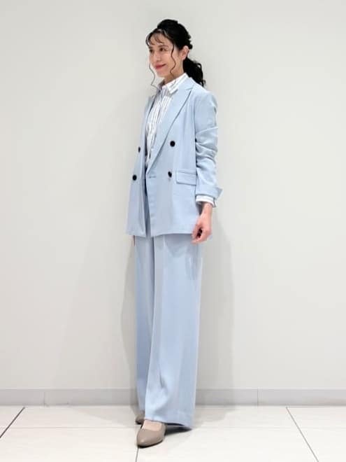 kayoさんの「INDIVI｜【洗える／多機能／SETUP可】着る日傘ダブルジャケット」を使ったコーディネート