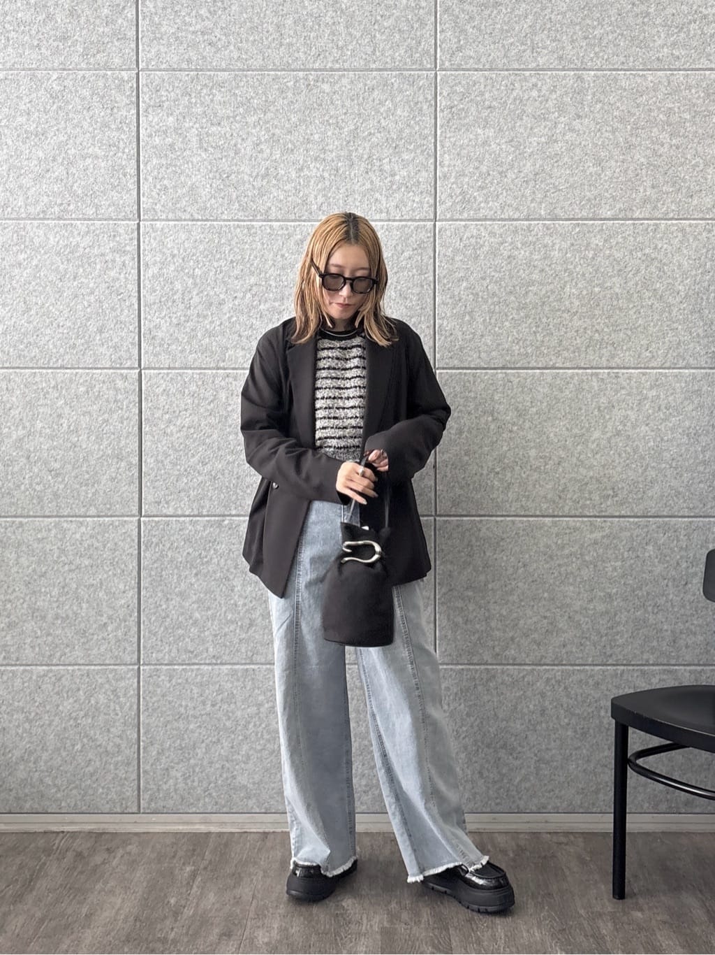 kotakiさんの「INDIVI｜ダブルブレストオーバージャケット」を使ったコーディネート