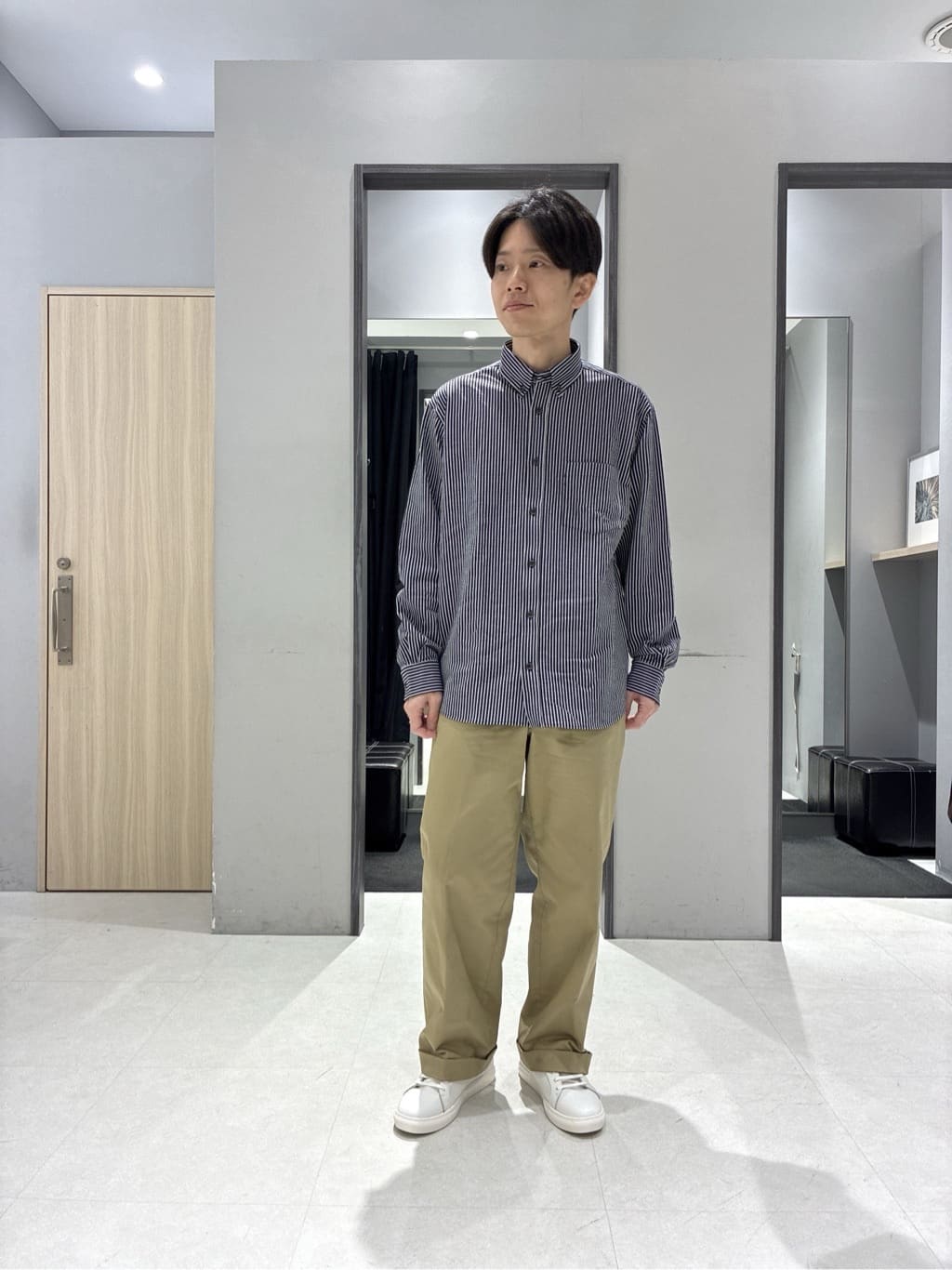 わいずみさんの「TAKEO KIKUCHI｜【3WAY】ドビー ダウンライナー付ブルゾン」を使ったコーディネート