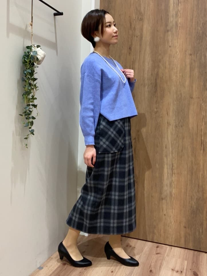 まなしぃさんの「grove｜毎日着たくなる、もちもち畦編みニット」を使ったコーディネート