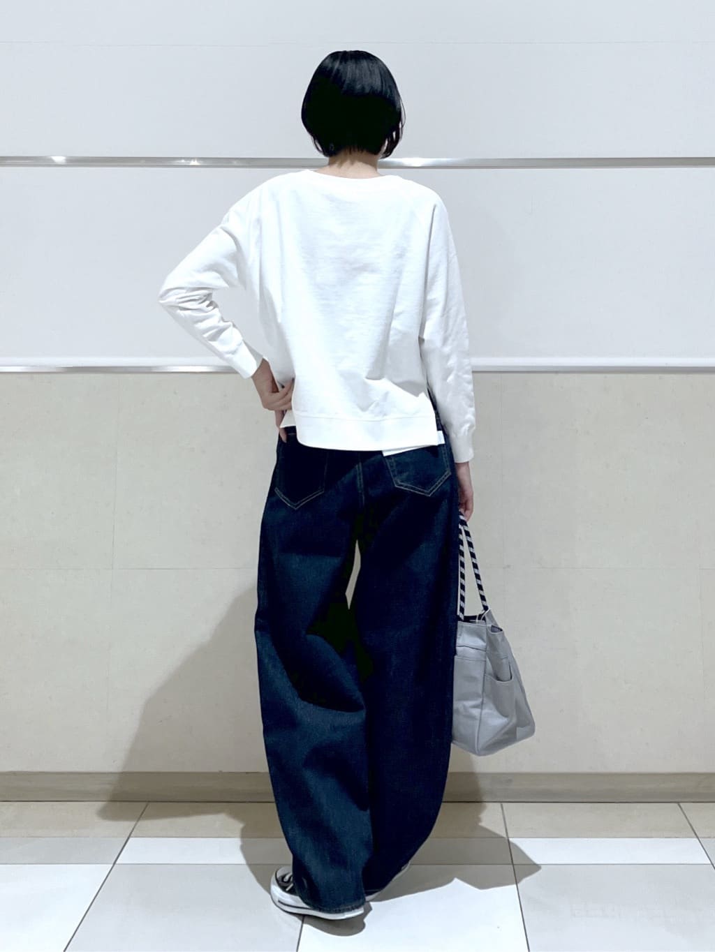 eriko さんの「Dessin｜【ユニセックス/2WAY】リバーシブルデニムジャケット」を使ったコーディネート
