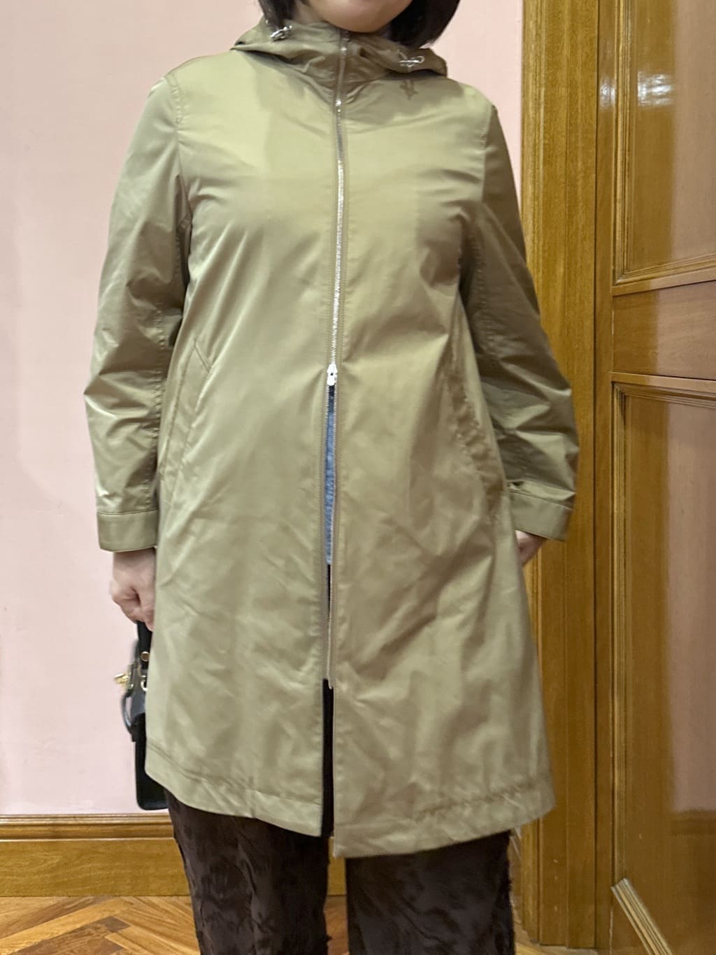 komatsuさんの「DRESSTERIOR｜【ウォッシャブル/撥水素材】撥水フーテッドツイルコート」を使ったコーディネート