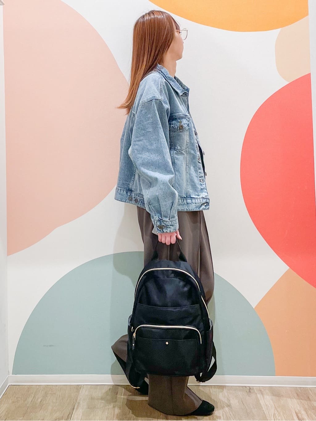 とまとさんの「SHOO･LA･RUE｜【SHOO・LA・RUE DENIM】羽織るだけでこなれる　オーバーサイズデニムジャケット」を使ったコーディネート