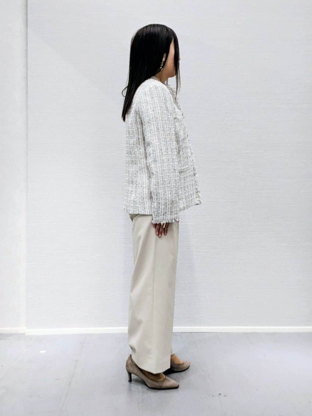 makkyさんの「UNTITLED｜【仕事着/スーツ】ファンシーツイード ジャケット」を使ったコーディネート