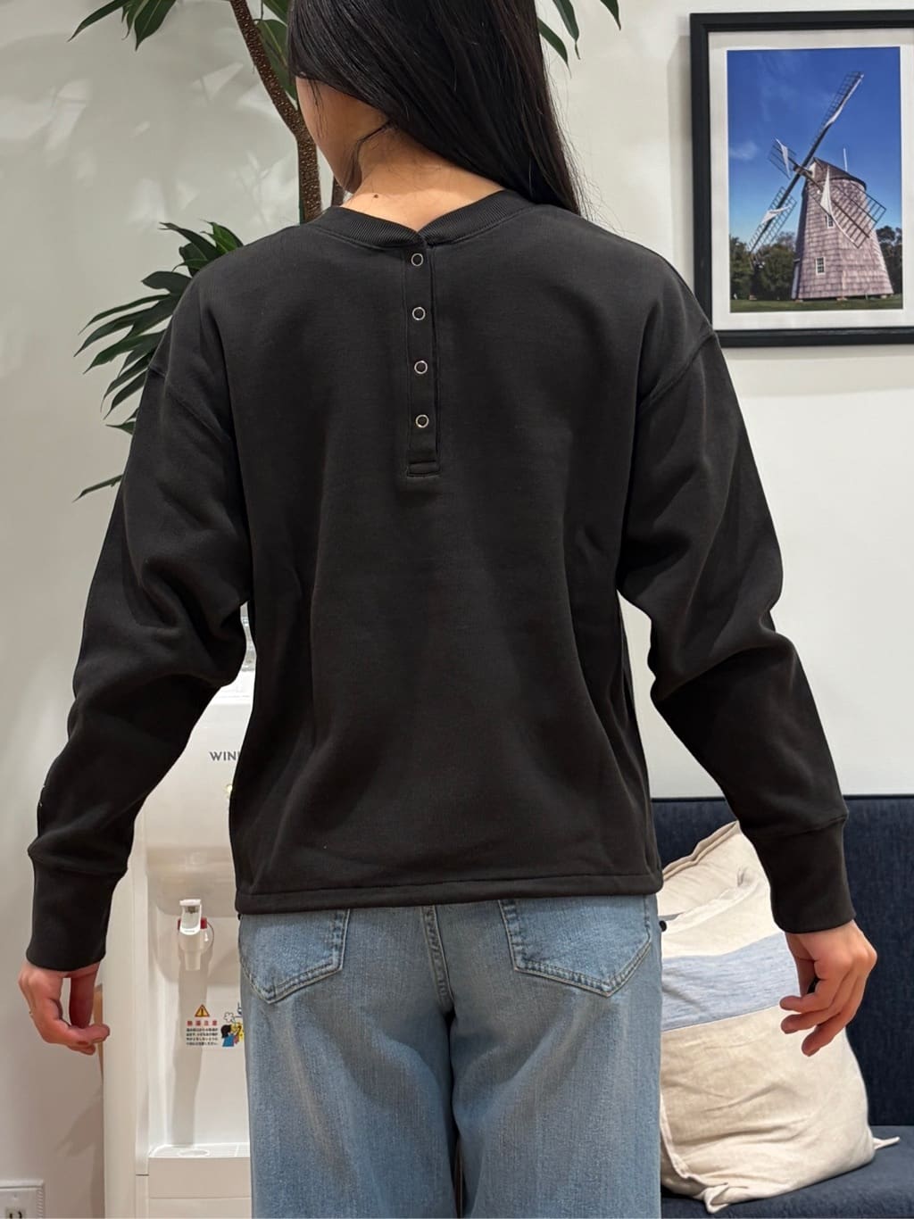 reinaさんの「Dessin｜【前後2WAY/洗える】ドロストリブカットソー」を使ったコーディネート