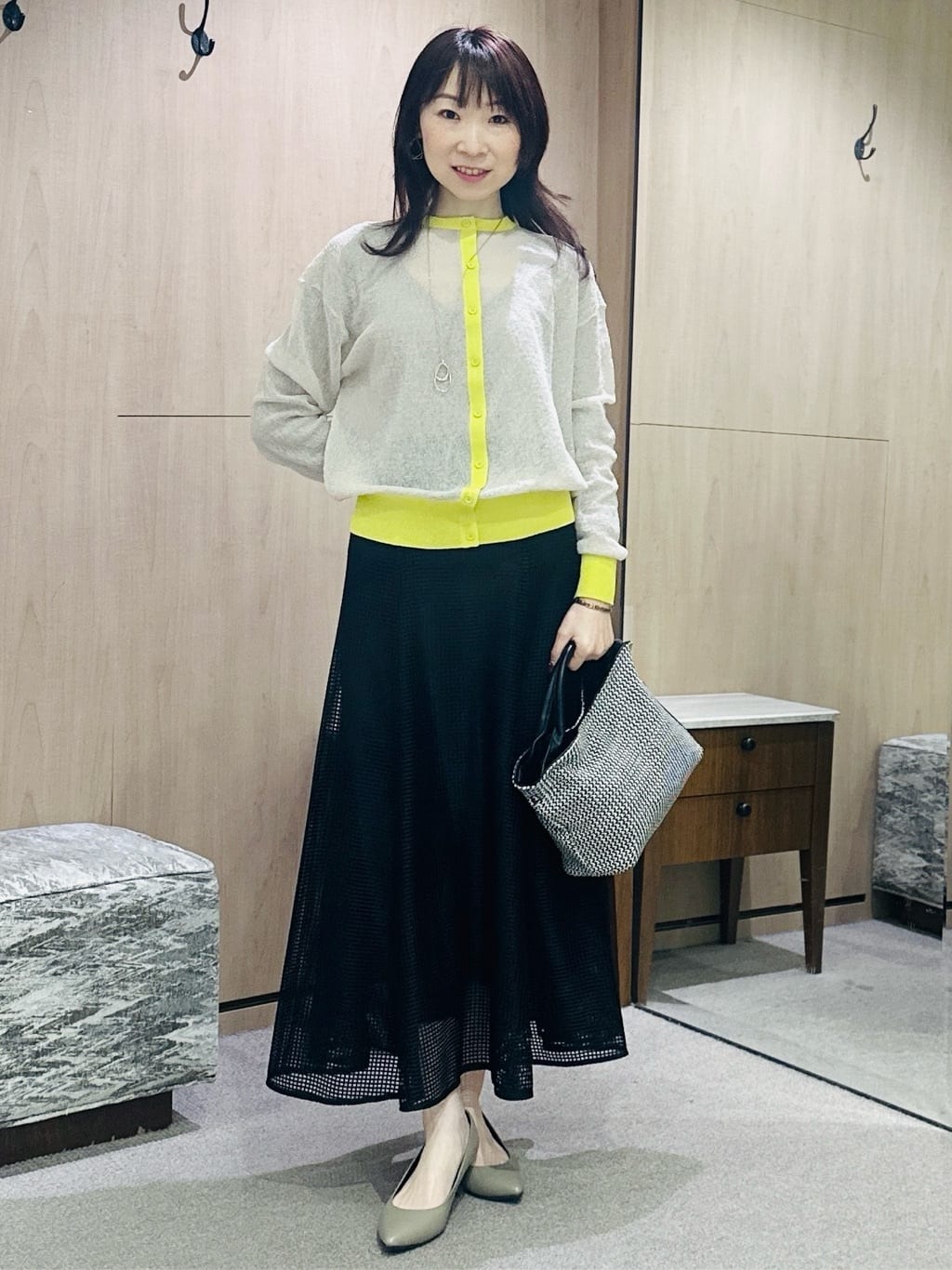 Miwaさんの「UNTITLED｜【定番人気/はっ水/洗える】タスランショートトレンチコート」を使ったコーディネート