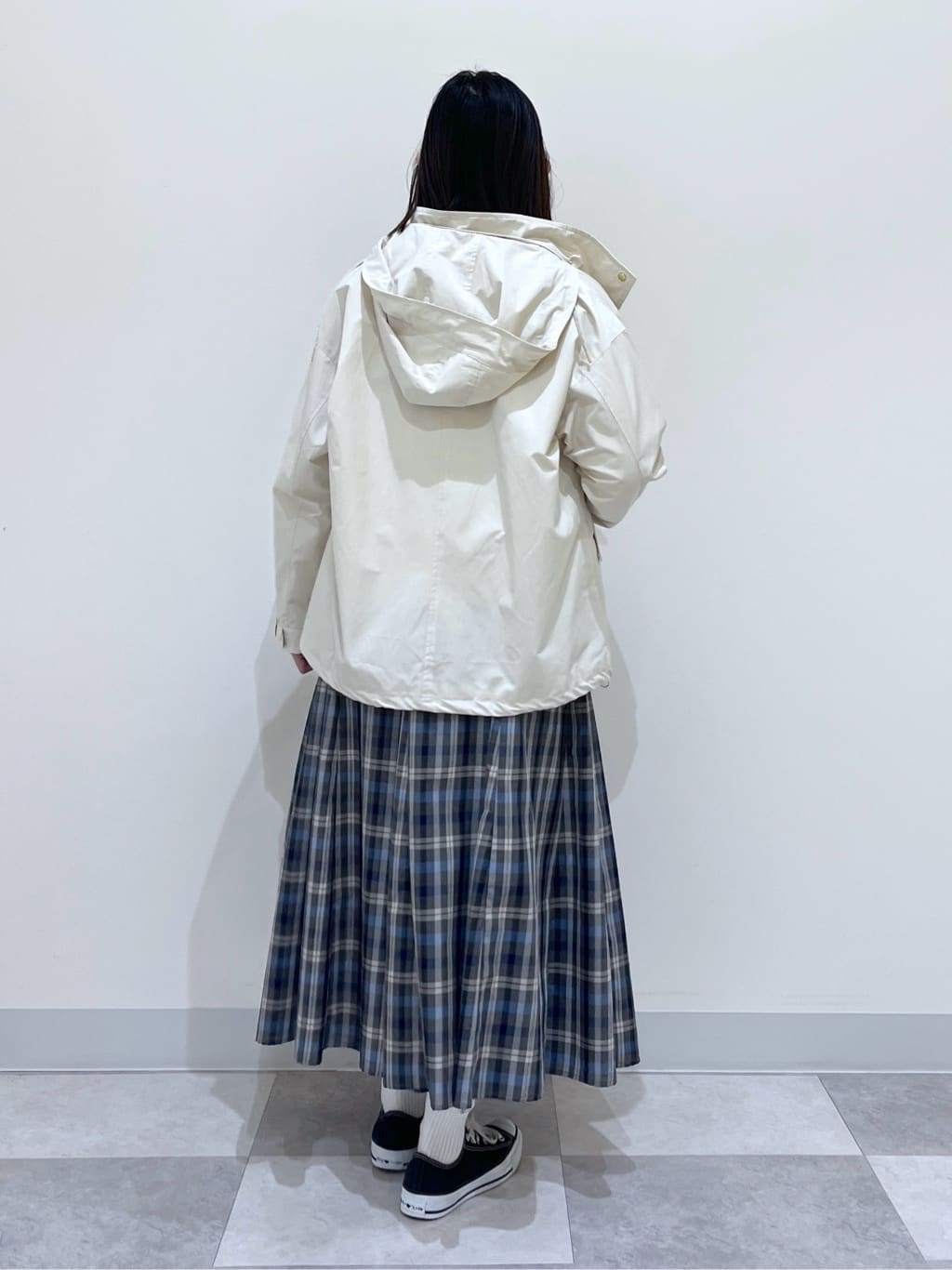 canaさんの「Dessin｜【撥水/2WAY】フーディーブルゾン」を使ったコーディネート