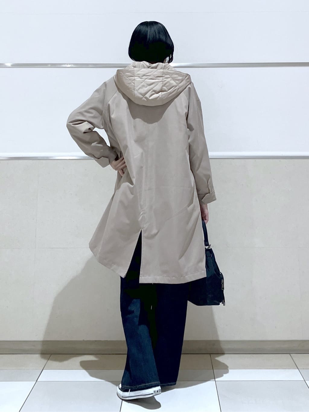 eriko さんの「Dessin｜【4WAY/洗える】ベスト付き中綿キルトコート」を使ったコーディネート