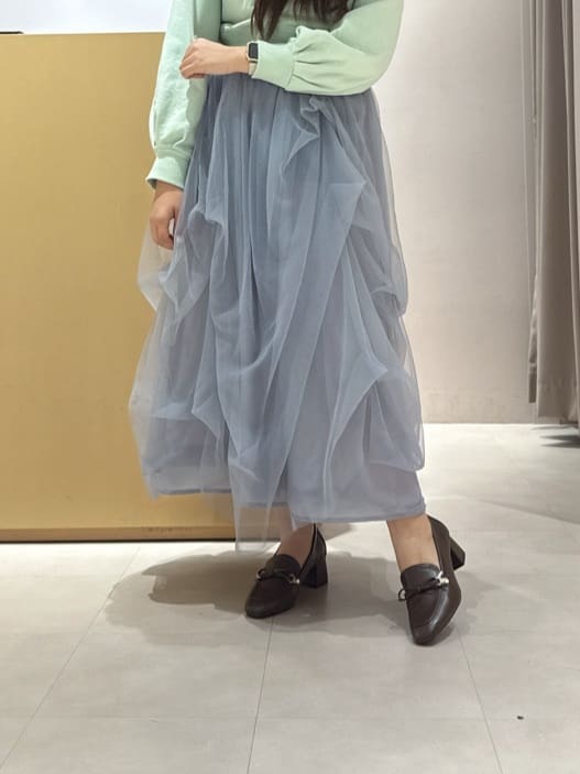 neinaさんの「ESPERANZA｜ビジュー付リボンローファー」を使ったコーディネート