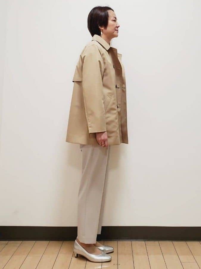 yuuさんの「Reflect｜【腰周りカバー／長め丈】モックネックニットプルオーバー」を使ったコーディネート
