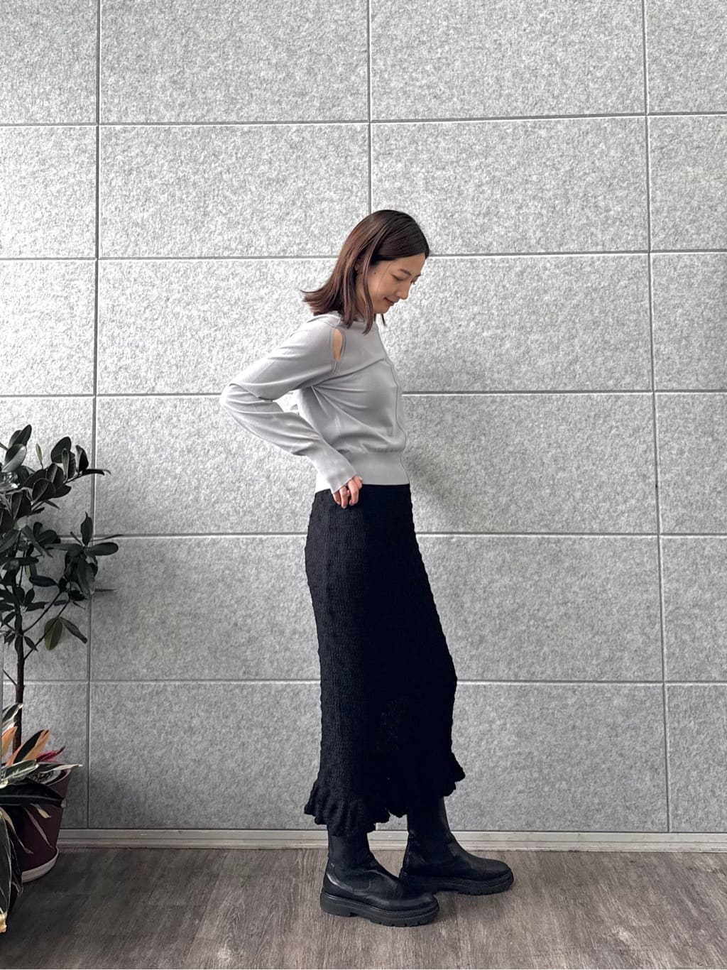 uchi__yamaさんの「CODE A｜sensual lace tight skirt」を使ったコーディネート