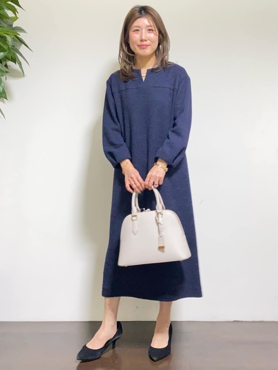 tomoさんの「UNTITLED｜【洗える/ジャケット風】ミラノリブカーディガン」を使ったコーディネート