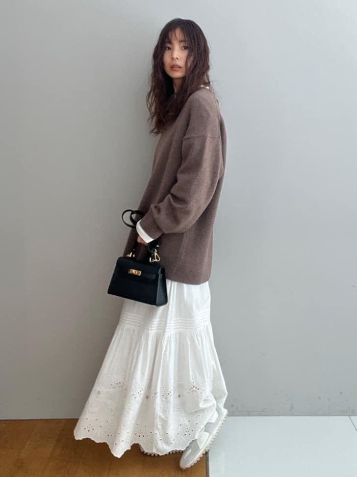 misaさんの「DRESSTERIOR｜◆【干場義雅&times;DRESSTERIOR】ウールカシミヤニット」を使ったコーディネート