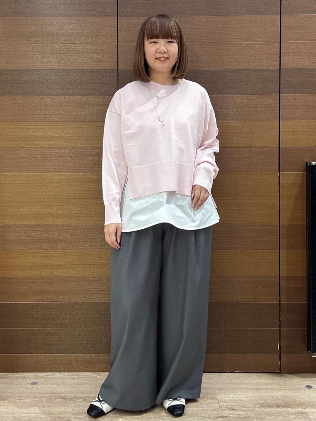 yumeさんの「OPAQUE.CLIP｜リバーシブル配色ノーカラーコート【洗濯機OK】」を使ったコーディネート