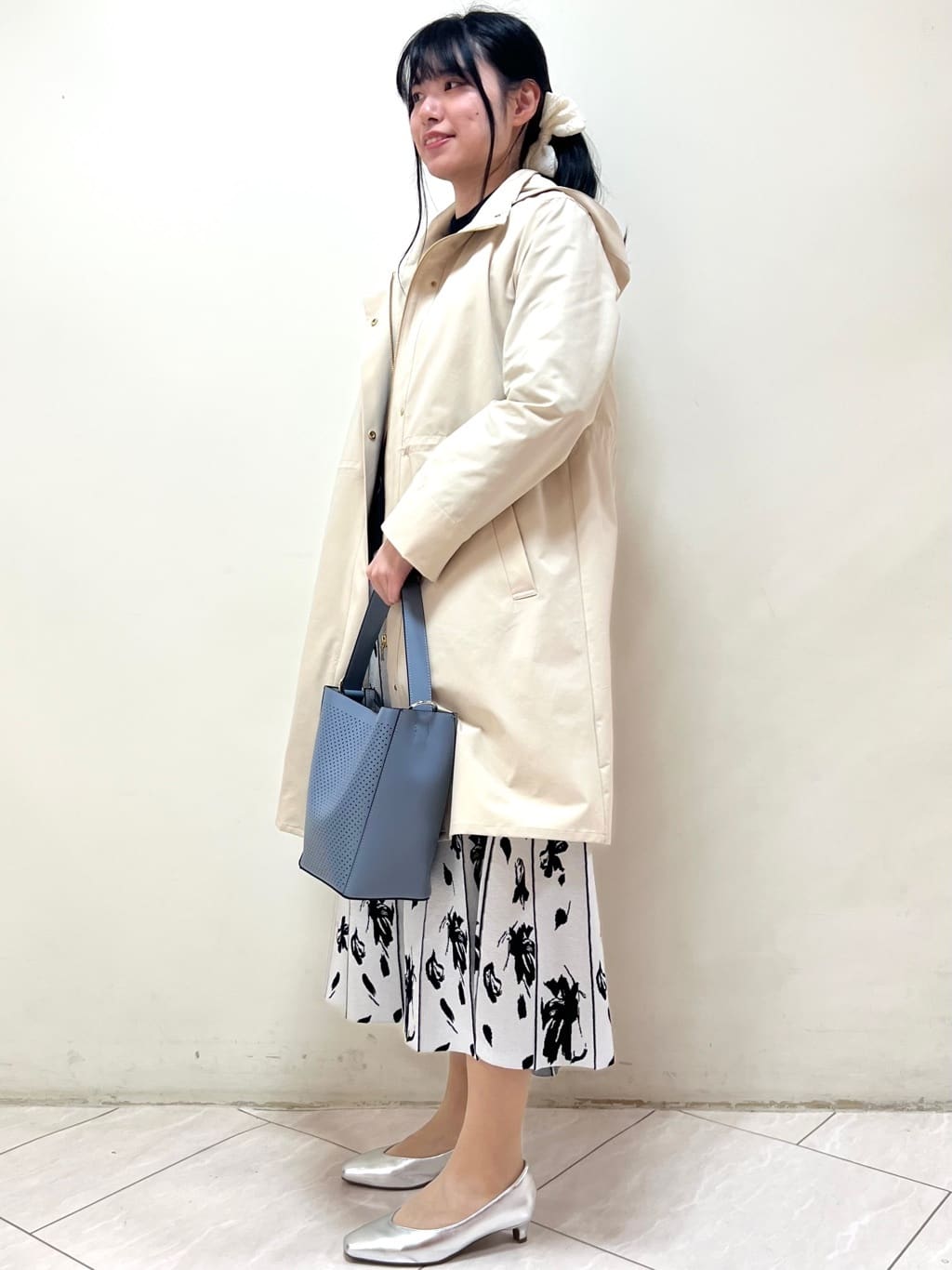 yanaさんの「Reflect｜【中綿ライナー付き】ライナー付きフーデッドロングコート」を使ったコーディネート