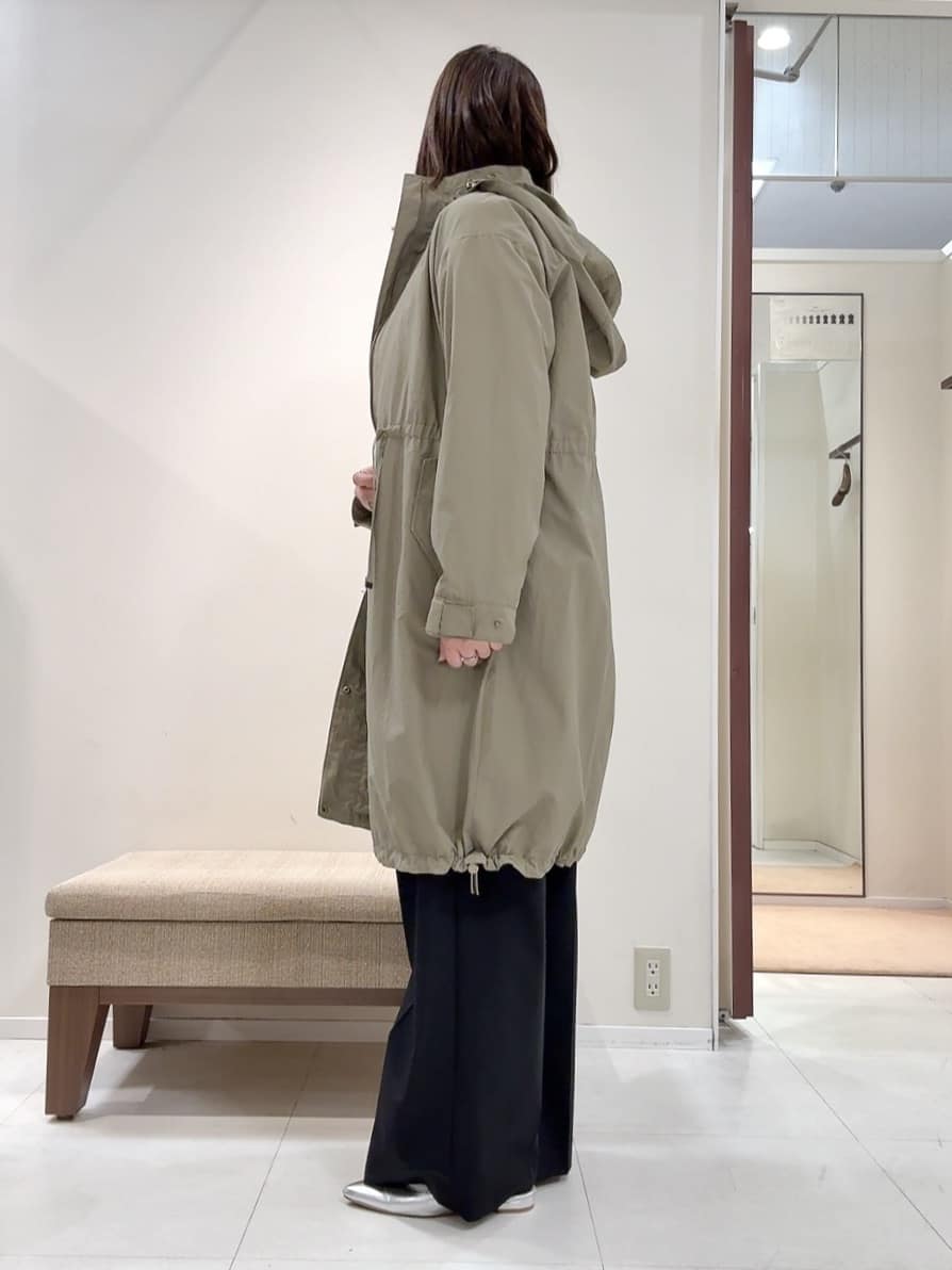 YUIさんの「UNTITLED｜◆【2WAY/洗える/はっ水】グログランモッズコート」を使ったコーディネート