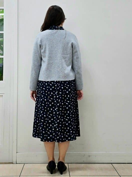fkeさんの「Reflect｜【選べる5色／アンサンブル可】クルーネックカーディガン」を使ったコーディネート