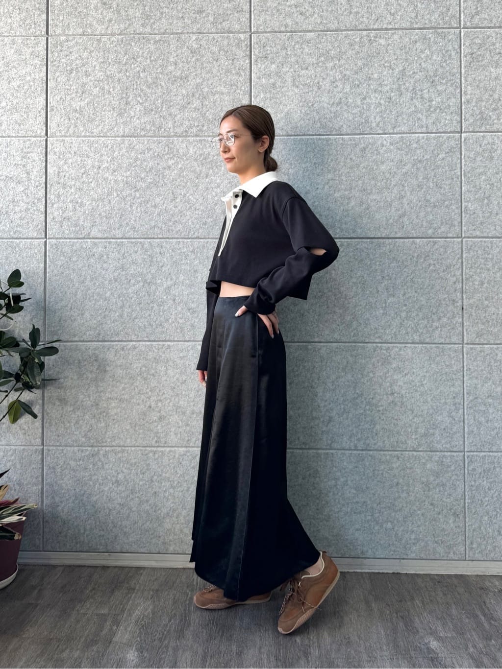 uchi__yamaさんの「CODE A｜SYSTEM｜Wavy Sneakers」を使ったコーディネート