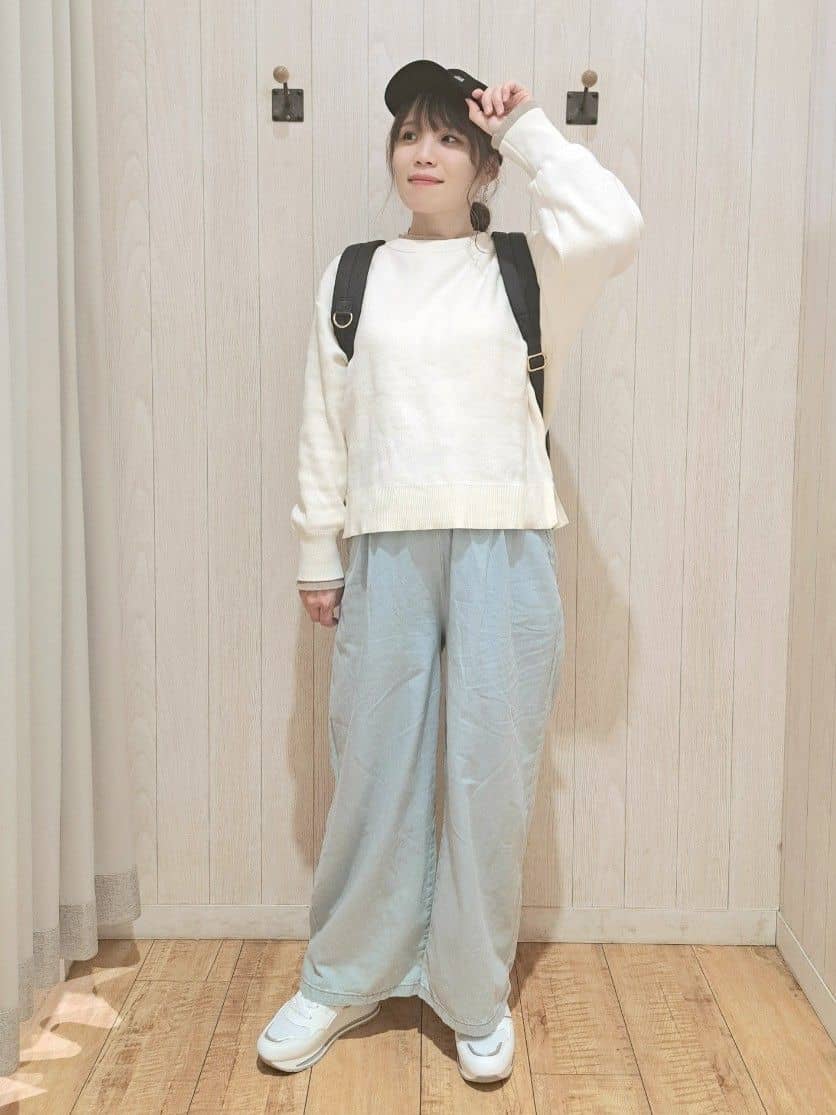 SAKIさんの「SHOO･LA･RUE｜【セットアップ可/S-LL/なめらかタッチ】大人カジュアルスタイルに ZIPパーカ」を使ったコーディネート