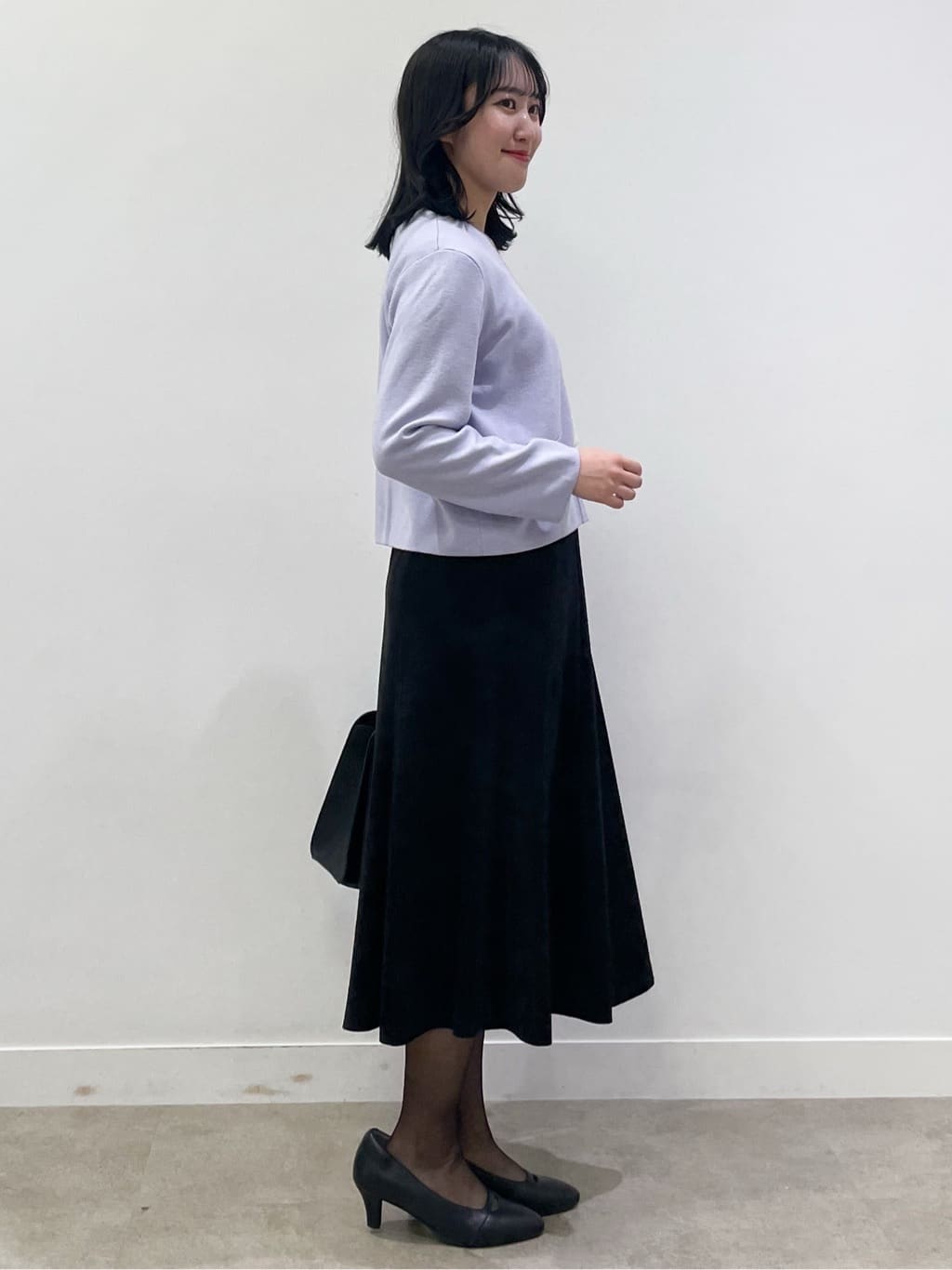 yukariさんの「Reflect｜【選べる5色／アンサンブル可】クルーネックカーディガン」を使ったコーディネート