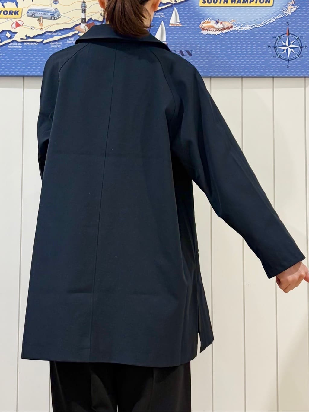 uwatokoさんの「Dessin｜【花粉ガード/撥水加工/洗える】ステンカラースプリングコート」を使ったコーディネート