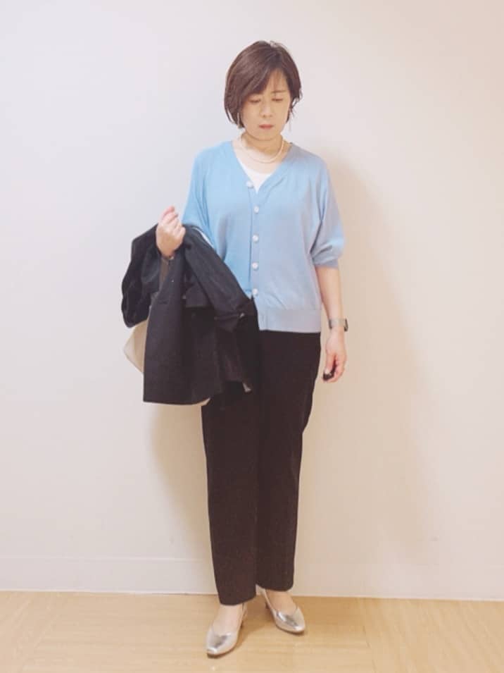 マキコさんの「Reflect｜【オン・オフ着回しやすい◎】ダブルブレストジャケット」を使ったコーディネート