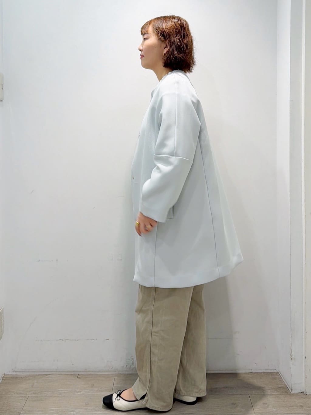 sumicaさんの「OPAQUE.CLIP｜フォルムスリーブミドルコート【洗濯機OK】」を使ったコーディネート
