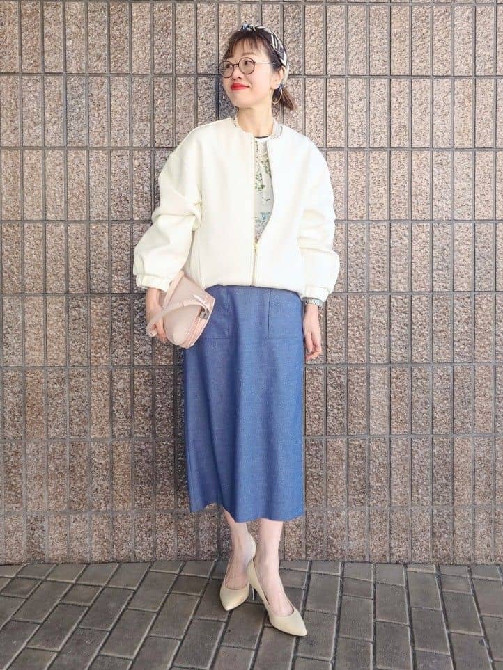 MUTSUKOさんの「UNTITLED｜◆【春アウター/ゆったり】ダンボールジップブルゾン」を使ったコーディネート