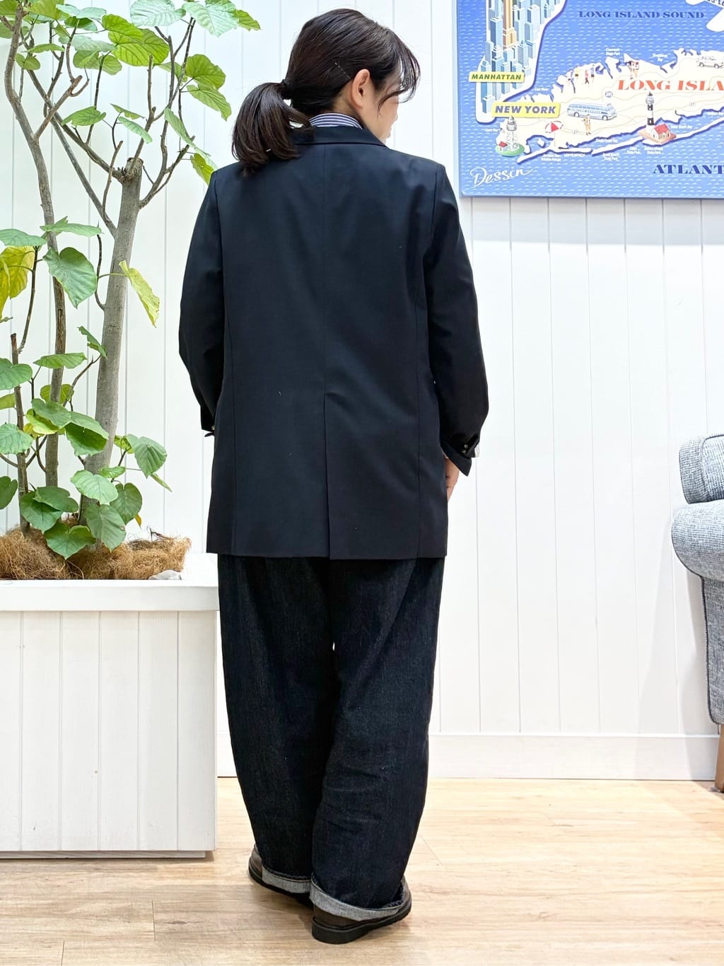 msatoさんの「Dessin｜【ユニセックス/洗える】ロゴ刺繍入りコットンジャカード」を使ったコーディネート