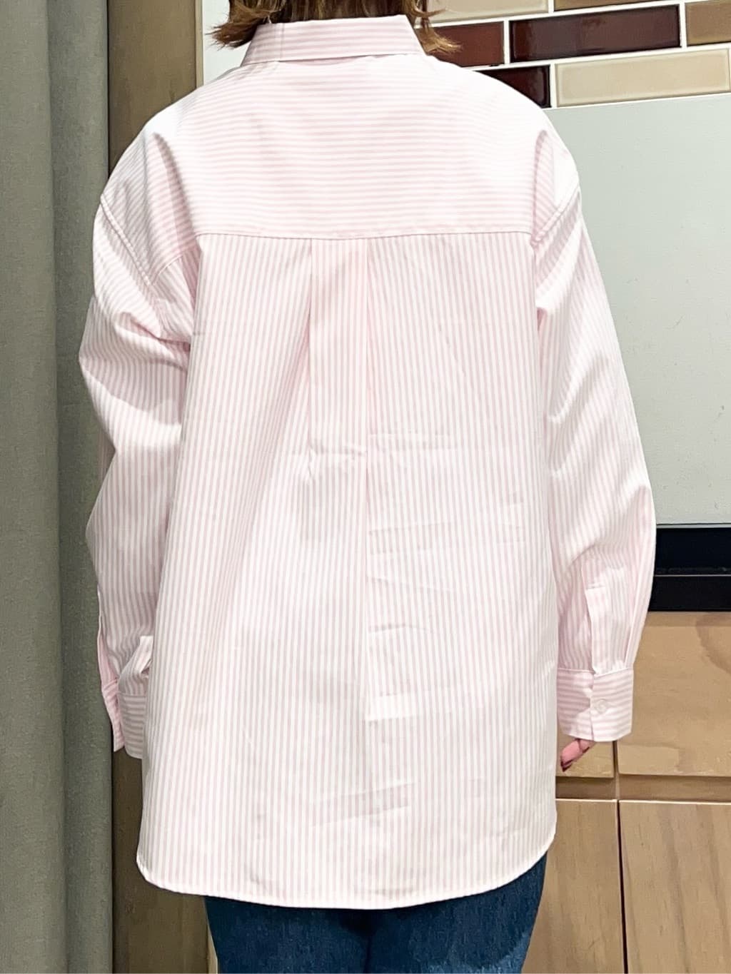 かのさんの「THE SHOP TK｜【POLO BCS 別注】5分袖ケーブルニット」を使ったコーディネート