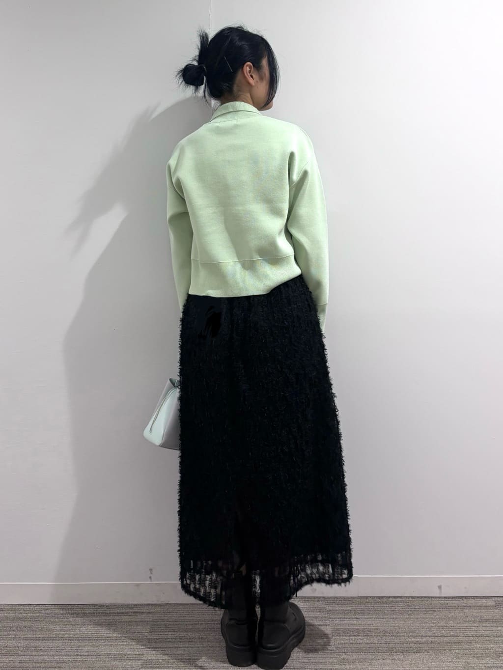 Ricoさんの「OPAQUE.CLIP｜ハーフZIP刺繍ロゴニット【洗濯機OK】」を使ったコーディネート
