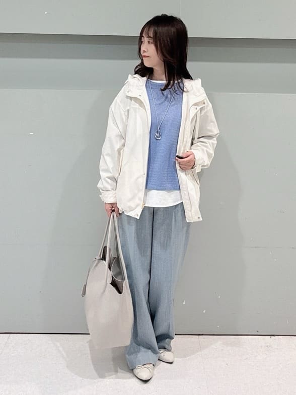 makiさんの「UNTITLED｜◆【洗える/光沢感】ファンシーヤーンニット」を使ったコーディネート