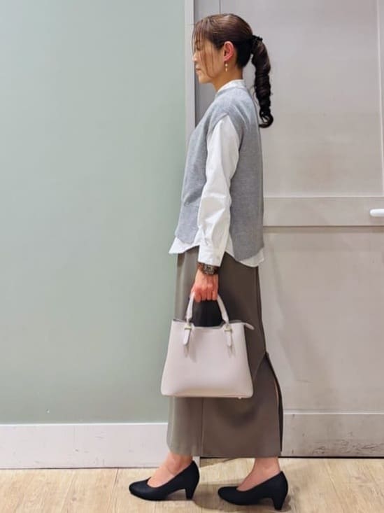 Komi☆さんの「grove｜着心地軽やか、動きやすいストレッチデニムジャケット」を使ったコーディネート