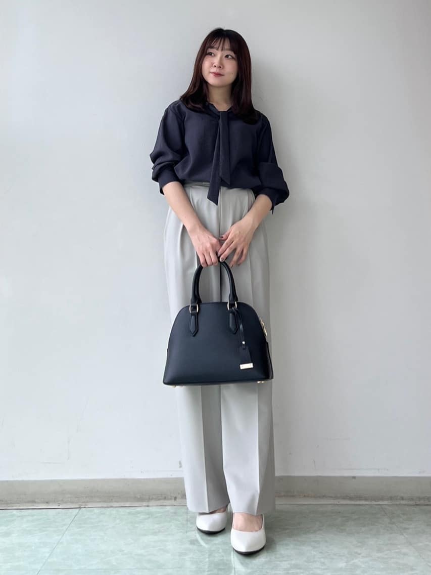 KAHOさんの「UNTITLED｜【洗える/ワイド】ベーシックツータックパンツ」を使ったコーディネート