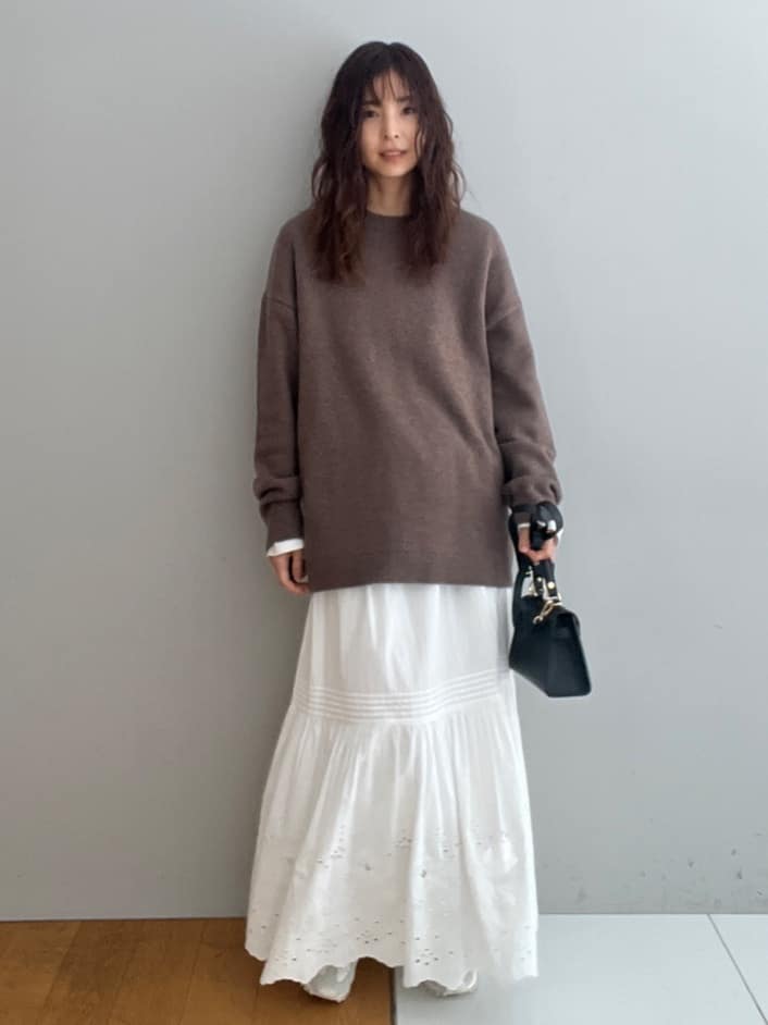 misaさんの「DRESSTERIOR｜◆【干場義雅&times;DRESSTERIOR】ウールカシミヤニット」を使ったコーディネート