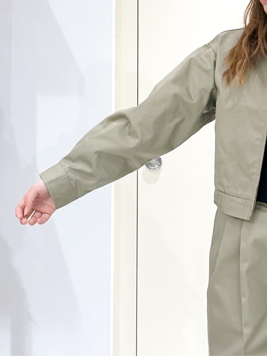 sayaさんの「OPAQUE.CLIP｜【Dickies(R)&times;OPAQUE.CLIP】ステンカラーブルゾン」を使ったコーディネート