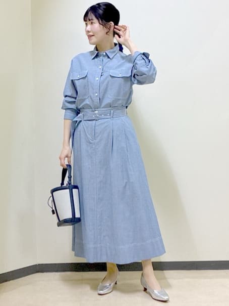  beni_gingerさんの「Reflect｜【羽織にも◎】ダンガリーシャツ」を使ったコーディネート