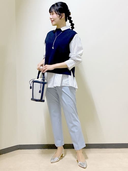  beni_gingerさんの「Reflect｜【セットアップ可】ダブルジャカードニットプルオーバー」を使ったコーディネート