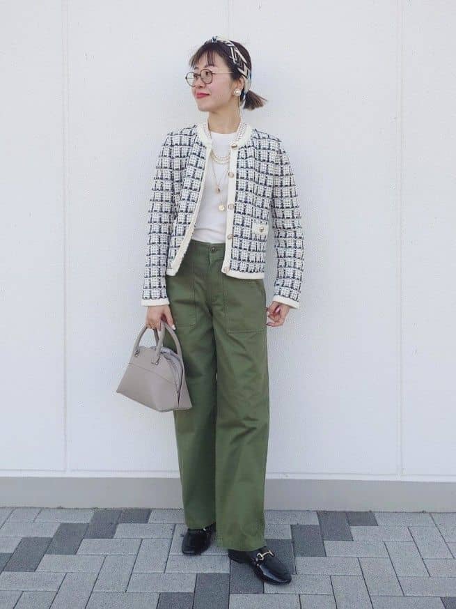 MUTSUKOさんの「UNTITLED｜【TORRAZZO DONNA】ツイードコットンカーディガン」を使ったコーディネート