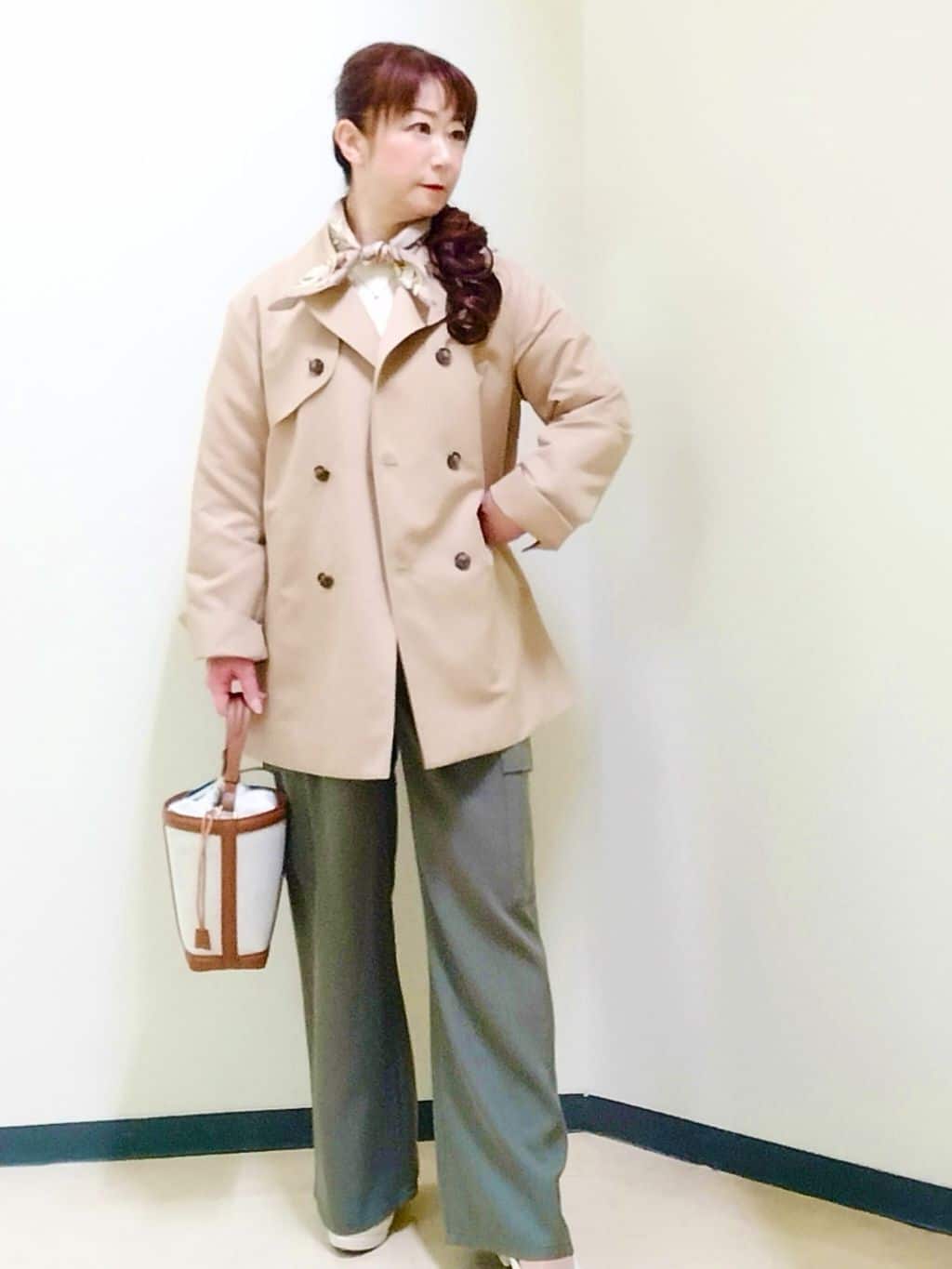 花さんの「Reflect｜チュールレイヤードスリーブプルオーバー」を使ったコーディネート