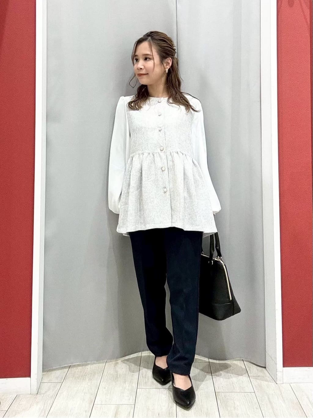 shioさんの「SHOO･LA･RUE｜【SHOO・LA・RUE DENIM】毎日使いたくなる ストレッチデニムスキニーパンツ」を使ったコーディネート