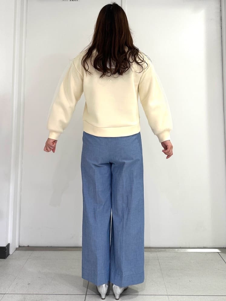 miさんの「Reflect｜チュールレイヤードスリーブプルオーバー」を使ったコーディネート
