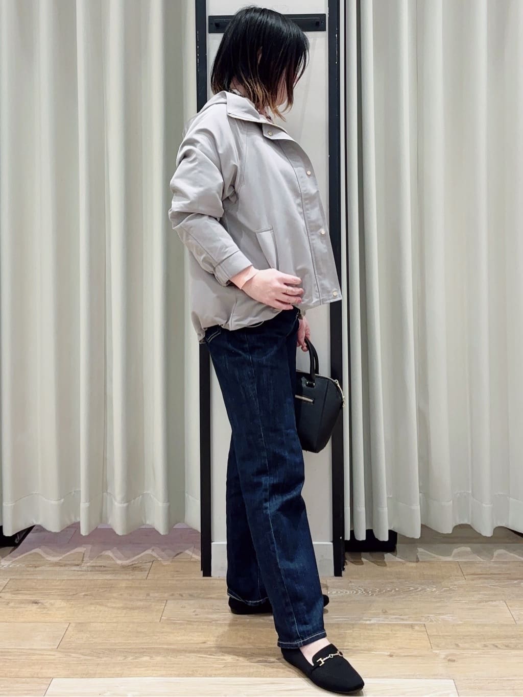 amamaさんの「grove｜【選べる着丈】大人のためのストレートデニムパンツ」を使ったコーディネート