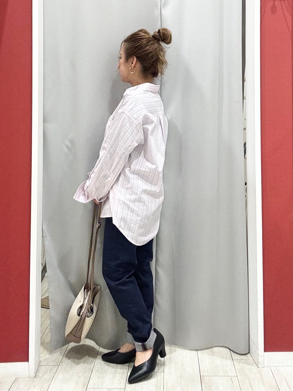 shioさんの「SHOO･LA･RUE｜【SHOO・LA・RUE DENIM】毎日使いたくなる ストレッチデニムスキニーパンツ」を使ったコーディネート