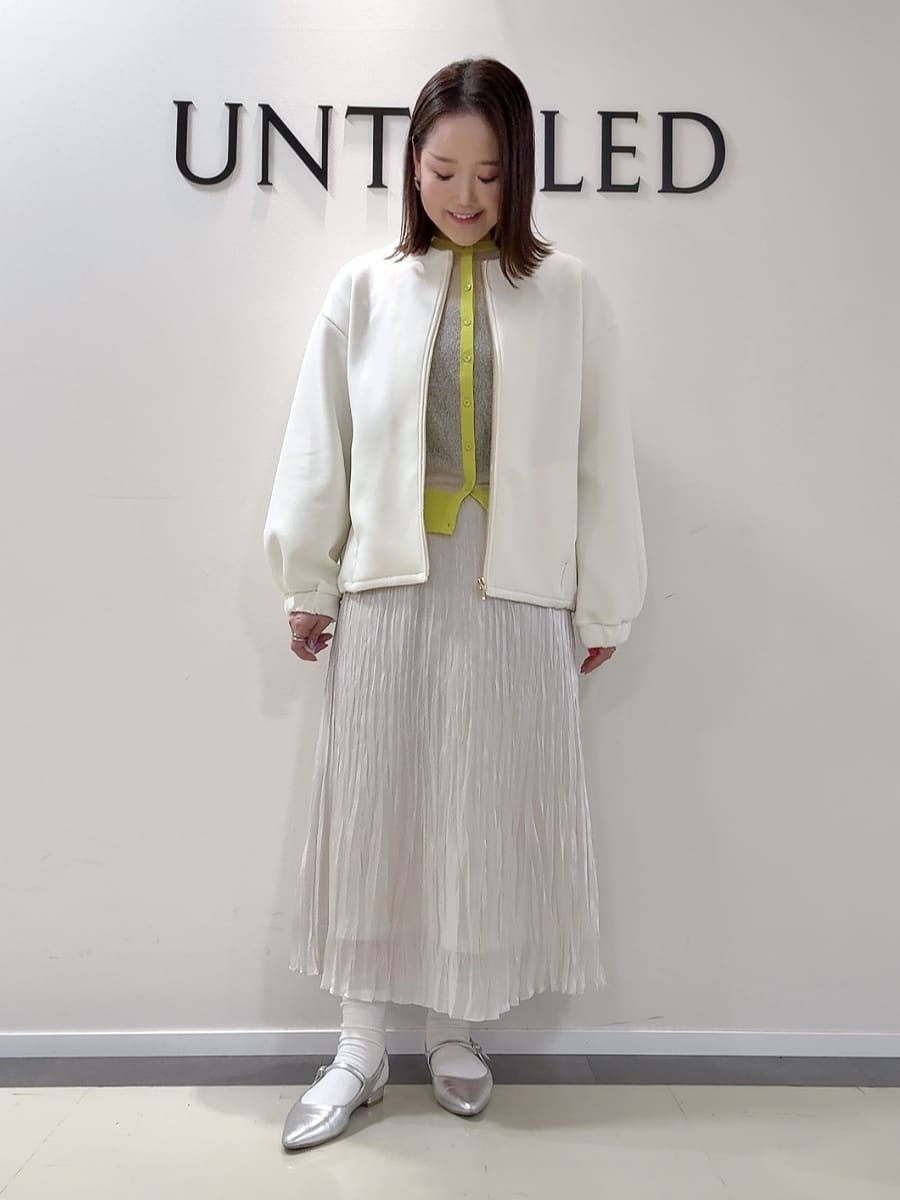 YUIさんの「UNTITLED｜◆【春アウター/ゆったり】ダンボールジップブルゾン」を使ったコーディネート