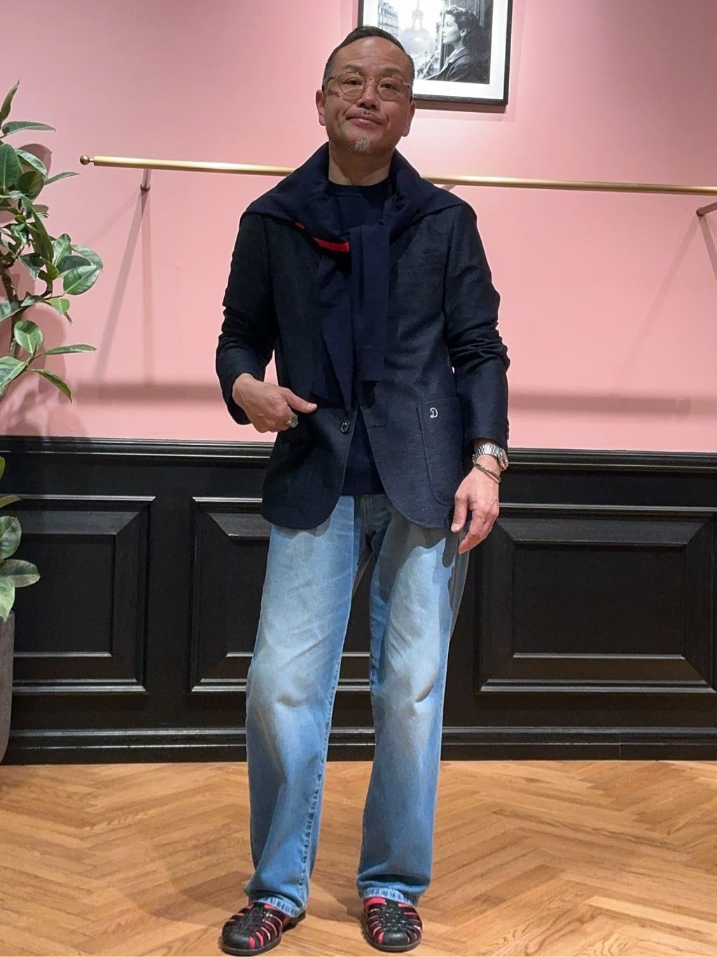 torigoeさんの「DRESSTERIOR｜【ウォッシャブル】コットンシルク ニットカーディガン」を使ったコーディネート