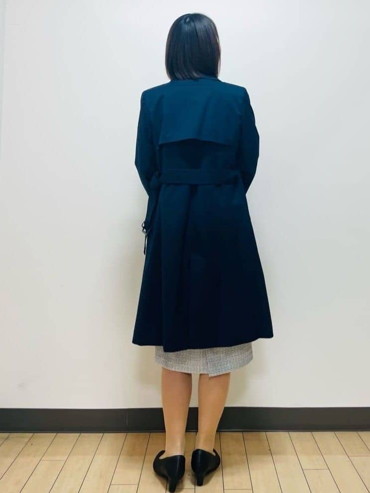Riiさんの「Reflect｜【通勤／ライナー取り外し可】中綿ライナー付トレンチコート」を使ったコーディネート