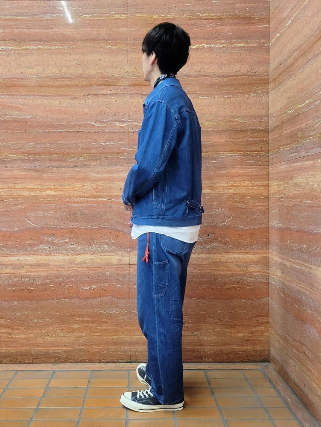 piroyaさんの「TAKEO KIKUCHI｜【BOWLER HAT LABEL】エクスプローラー Gジャン」を使ったコーディネート