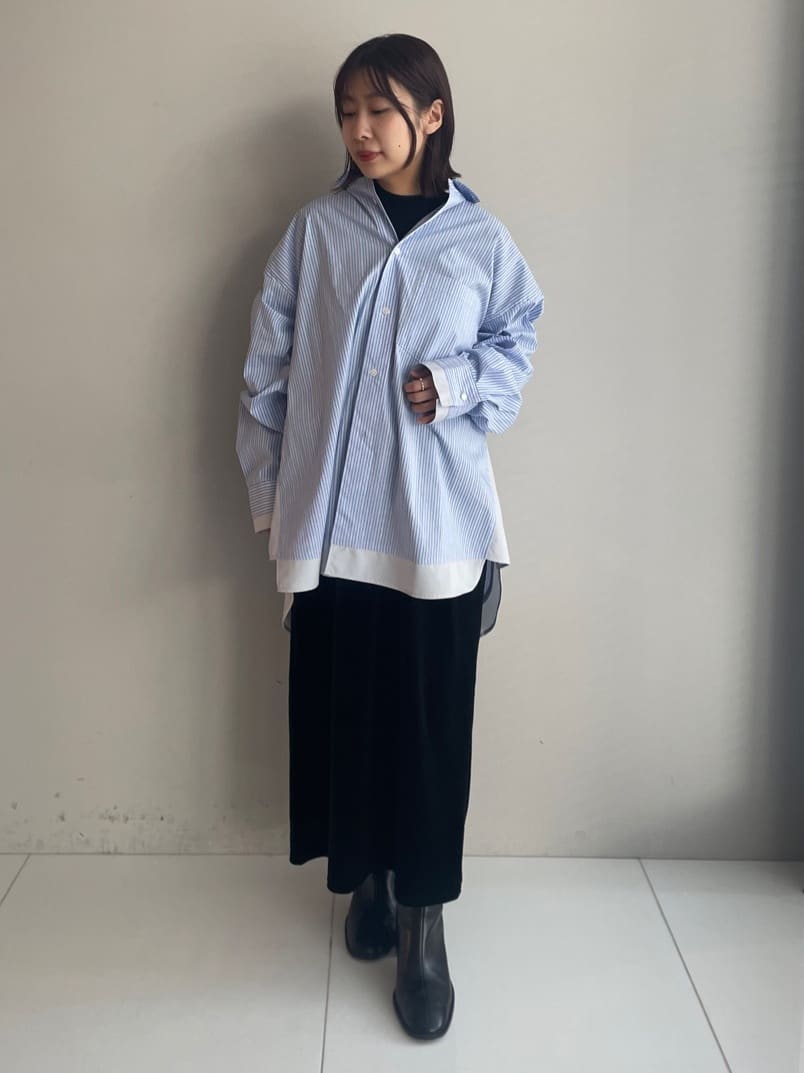 abeさんの「tk.TAKEO KIKUCHI｜レイヤードストライプシャツ」を使ったコーディネート